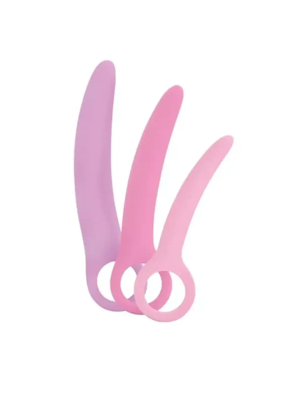 Asteittaisen ja mukavan venytyksen ystäville. Kaarevat dilaattorit S/M – 3 kpl on korkealaatuinen setti, joka on suunniteltu kontrolloituun venyttelyyn ja tuntemusten löytämiseen. Kolmen eri koon ansiosta tämä setti tarjoaa asteittaisen laajennuksen, joten se sopii erinomaisesti sekä aloittelijoille, jotka haluavat aloittaa hellävaraisesti, että edistyneille käyttäjille, jotka haluavat tutkia rajojaan. Kaareva muotoilu seuraa luonnollista anatomiaa, mikä tekee dilaattoreista mukavia ja tehokkaita käytössä.