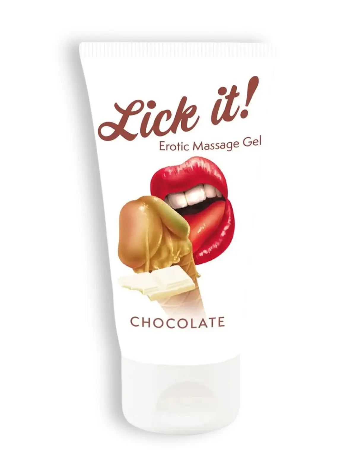 Lick It suklaan makuinen makuliukuvoide 50 ml kätevässä pullossa
