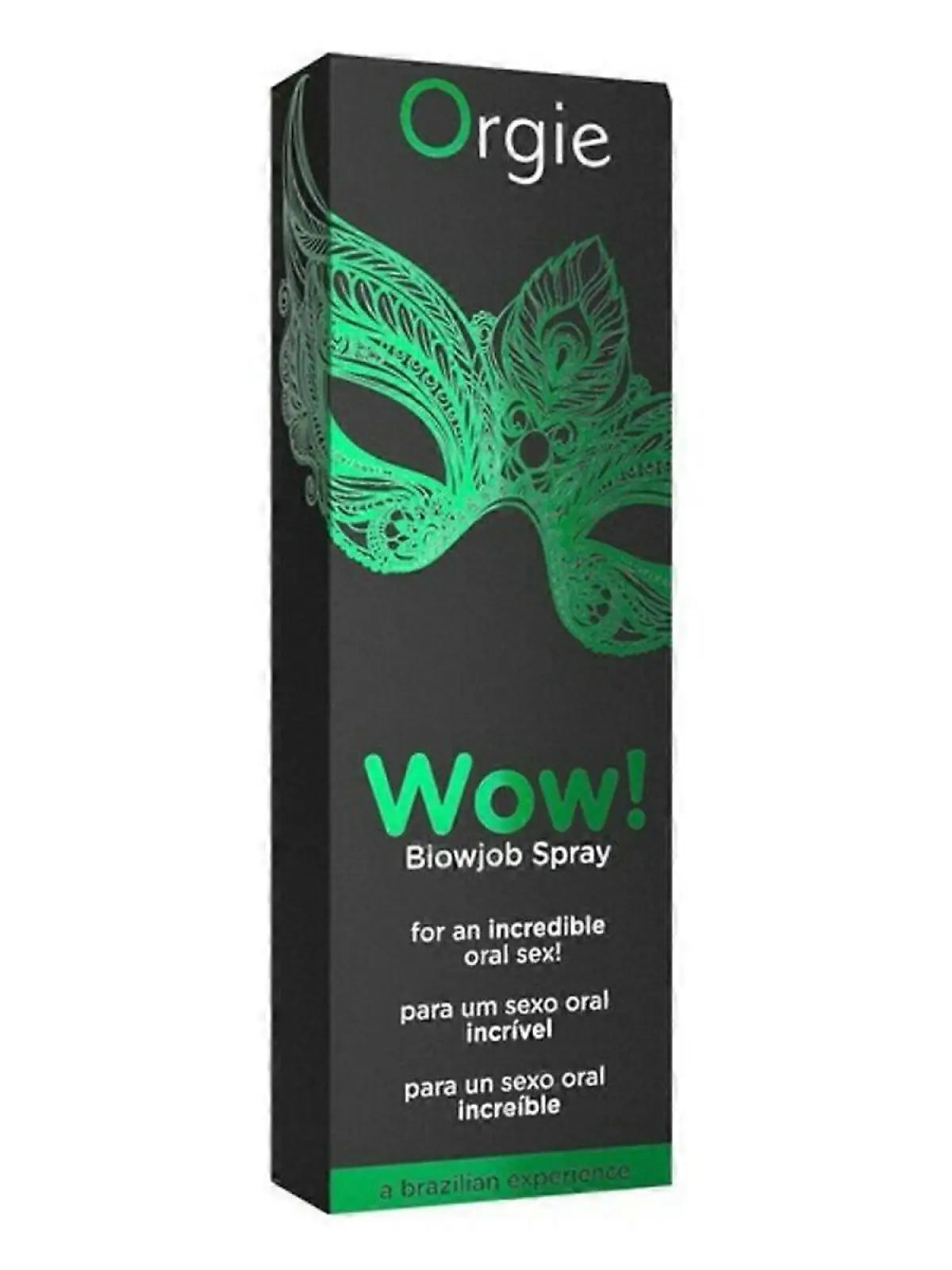 Suutelemiseen ja suuseksiin

Wow´s on minttua ja eukalyptusta sisältävä suihke, joka tarjoaa pariskunnalle unohtumattoman suudelman ja suuseksi elämyksen.
Levitä kohtuullinen määrä suulle ennen suutelemista ja ennen suuseksiä