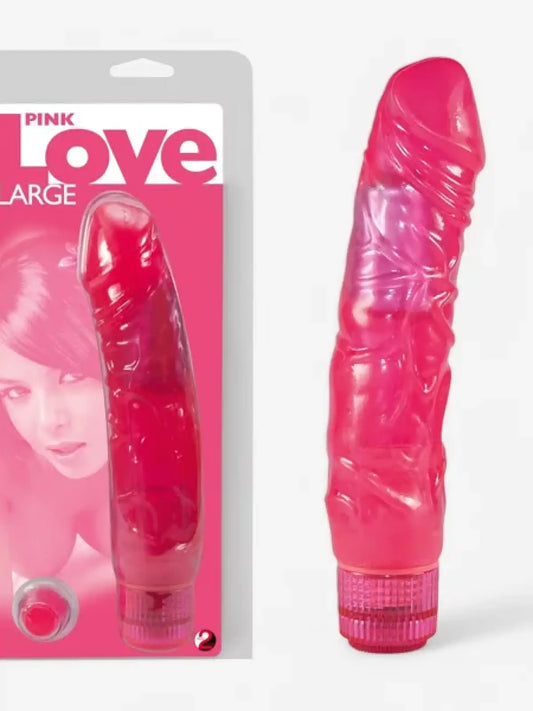 Isokokoinen vibraattori 19,5 cm, paksuus 4,5 cm, pehmeä TPE, portaaton säätö ja moottori kärjessä – taipuisa nautinto sinulle.