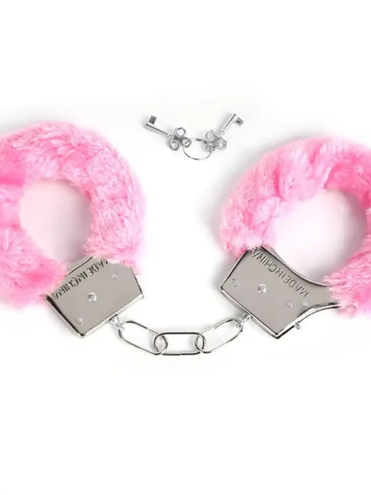 Leikkisälle ja mukavalle bondage-leikille
Pinkissä pehmoisissa metallisissa käsiraudoissa yhdistyvät tukeva metalli ja pehmeä, ylellinen pinkki pehmokarva, jotka takaavat äärimmäisen mukavuuden bondage-leikin aikana.