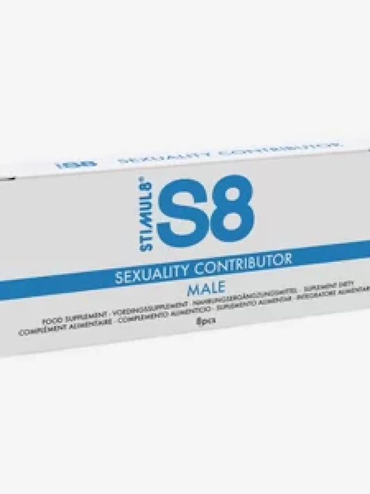 S8 miesten ravintolisä tukee seksuaalista suorituskykyä ja vireyttä luonnollisilla ainesosilla.
