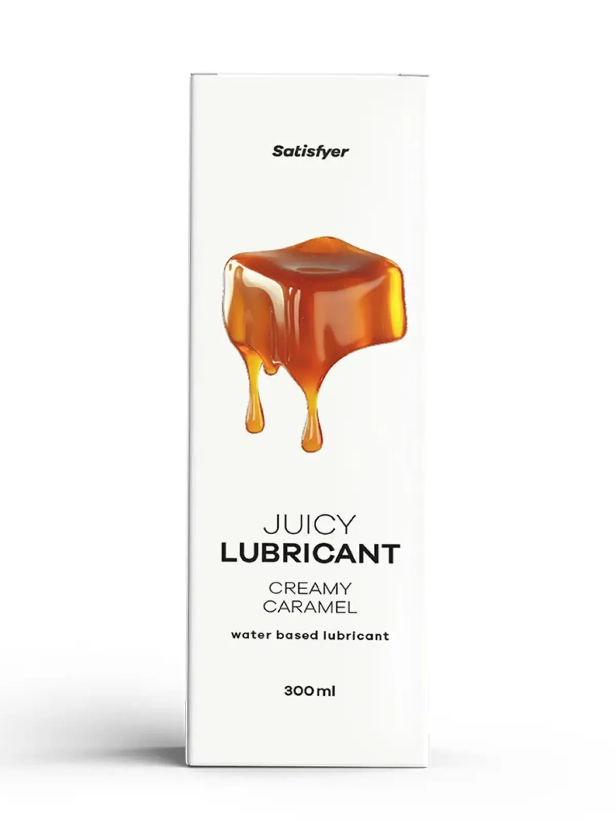 Satisfyer Sweet Caramel -liukuvoide hurmaa pehmeällä karamellintuoksulla ja tarjoaa makeaa, silkinpehmeää nautintoa.