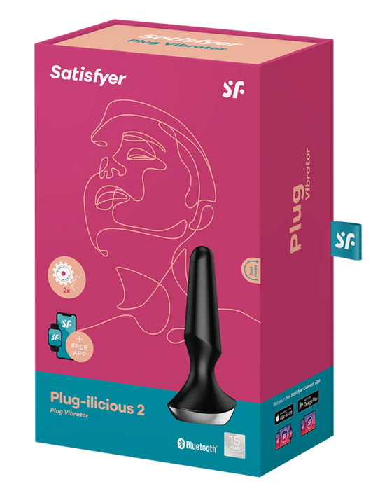 Satisfyer Plug Ilicious 2- musta | Anustapit | erotiikanaika