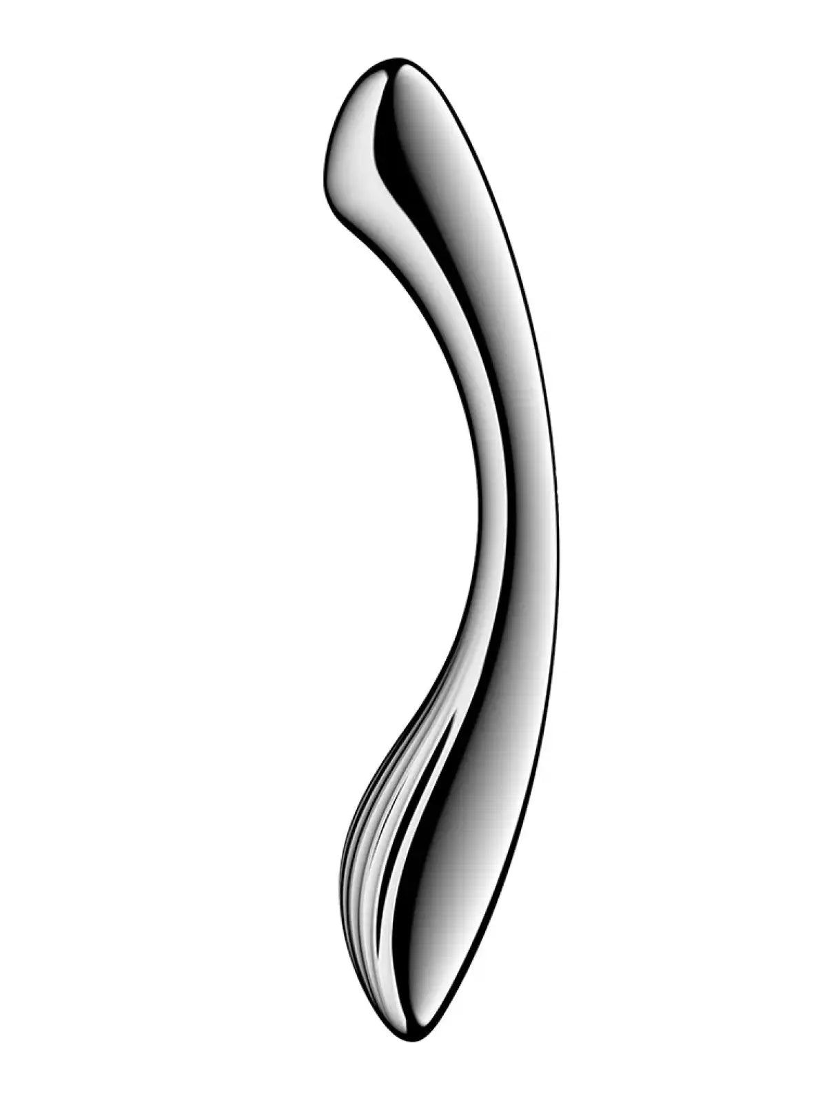 Ruostumattomasta teräksestä valmistettu dildo

Antaudu puhtaan nautinnon lumoukseen

Satisfyer Pure Gravity 1 on elegantti, kaareva dildo, joka on valmistettu kiinteästä ruostumattomasta teräksestä ja suunniteltu kohdennettuun G-pisteen ja klitoriksen stimulaatioon.

Sen ylellinen paino, sileä viimeistely ja aistilliset kaaret kutsuvat sinut kokemaan nautintoa uudella, intensiivisellä tavalla.