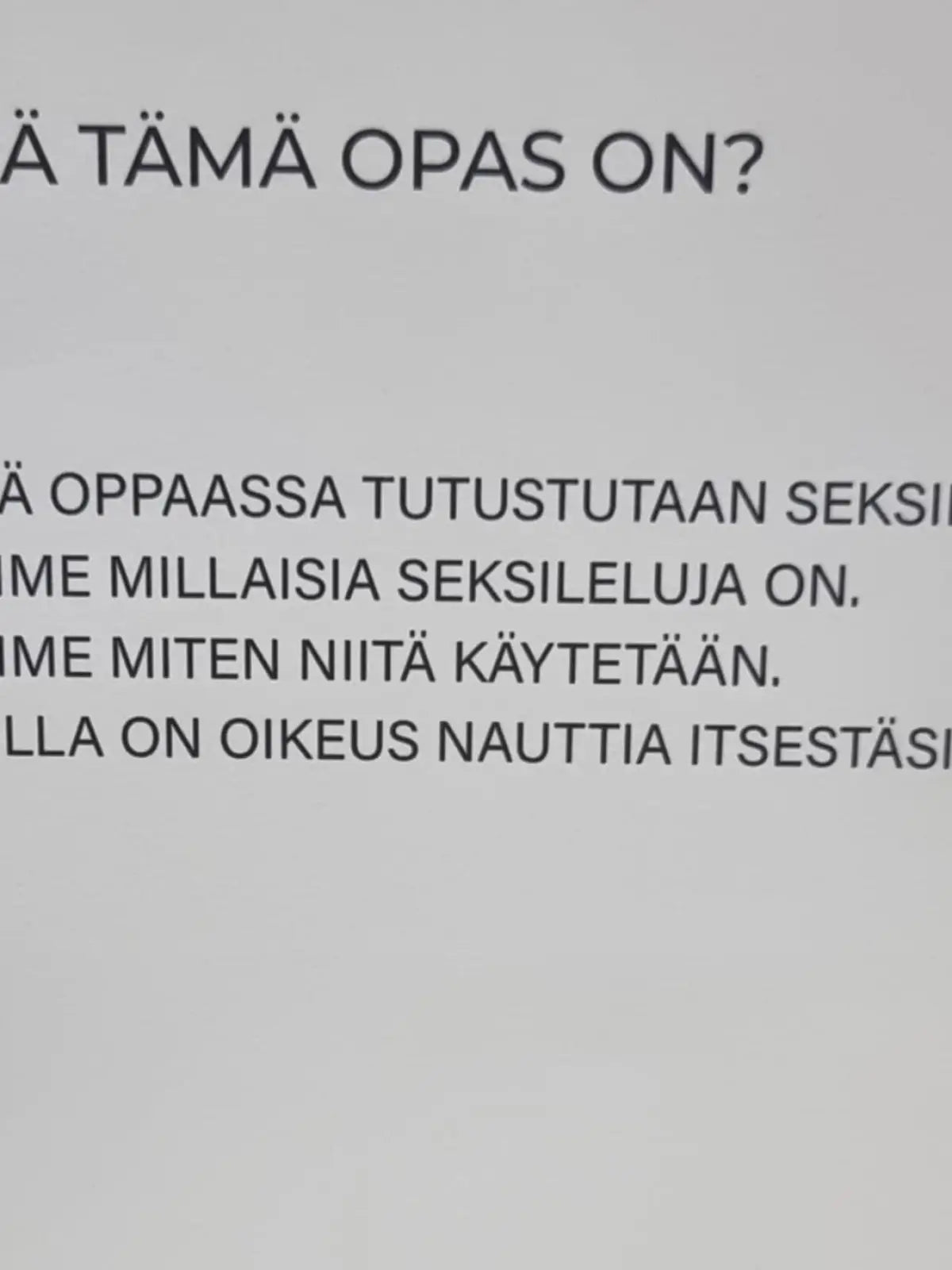 Selkokielen seksileluopas | Kirjat ja oppaat | Erotiikan