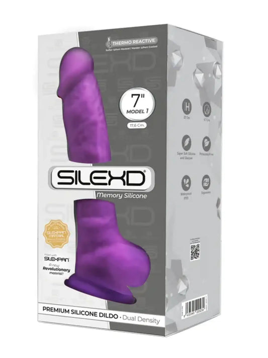 SilexD 7" dildo violetti