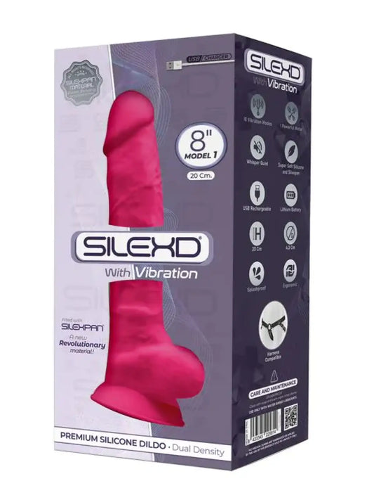 SilexD 8’’ pinkki vibraattorisauva | Vibraattorit | erotiikanaika